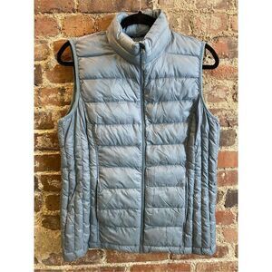 32° Degrees Heat Ocean Blue Puffer Vest Dull Zip Women’s Size Mesdium